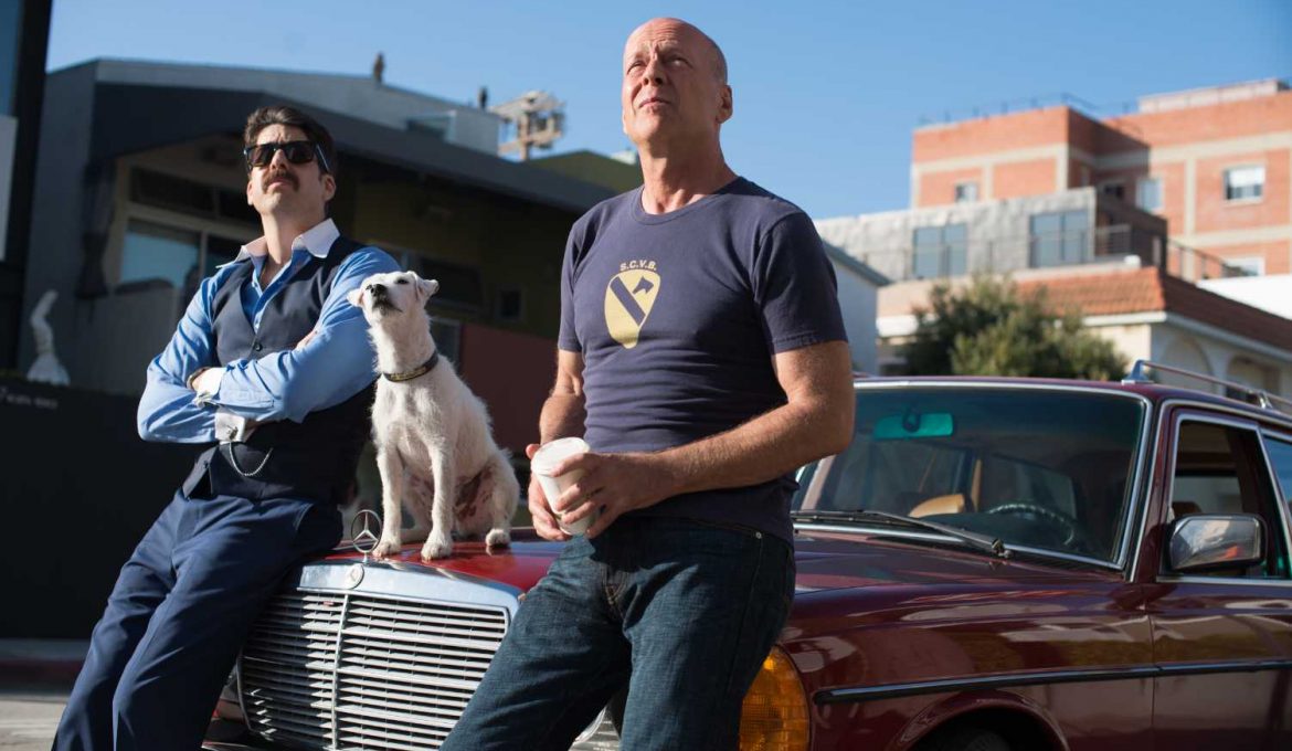 Bruce Willis in Adam Goldberg v filmu Nekoč v mestu Venice (Once Upon a Time in Venice)